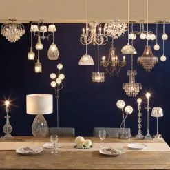 Dunelm Blenheim 47cm Smoked Jewels Chandelier Easy Fit Pendant -DUNEL House Shop 1000038979 alt03