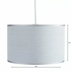 Ripple Lamp Shade 30cm Silver -DUNEL House Shop 1000049216 alt04