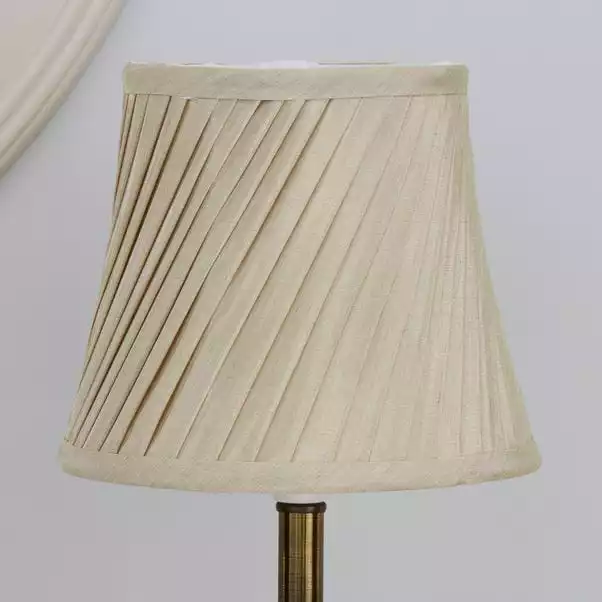 Dunelm Twisted Pleat Candle Shade 4 Dunelm Twisted Pleat Candle Shade - Image 2