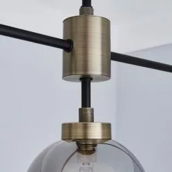 Dunelm Tanner 3 Light Black Bar Ceiling Fitting -DUNEL House Shop 1000076102 alt02