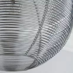 Dunelm Cigar Wire Round Silver Easy Fit Pendant -DUNEL House Shop 1000084002 alt02