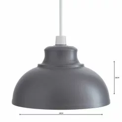 Dunelm Galley Grey Easy Fit Pendant -DUNEL House Shop 1000084079 alt04