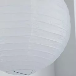 Dunelm Paper Lantern 35cm White Easy Fit Pendant -DUNEL House Shop 1000084160 alt02