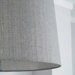 Dunelm Sara Tapered Lamp Shade 40cm Grey -DUNEL House Shop 1000084178 alt02