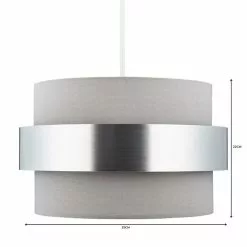 Dunelm Joey Grey Easy Fit Pendant -DUNEL House Shop 1000093240 alt06