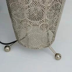 Dunelm Manila Moroccan 85cm Chrome Floor Lamp -DUNEL House Shop 1000093301 alt03