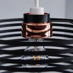 Dunelm Kiel Black Easy Fit Pendant -DUNEL House Shop 1000093328 alt02