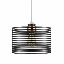Dunelm Kiel Black Easy Fit Pendant -DUNEL House Shop 1000093328 alt05