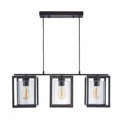 Dunelm London Industrial 3 Light Bronze Diner Ceiling Fitting -DUNEL House Shop 1000093390 alt05