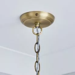 Dunelm Kalix 2 Light Mesh Black Gold Ceiling Fitting -DUNEL House Shop 1000111870 alt03