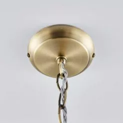 Dunelm Kalix 2 Light Mesh Black Gold Ceiling Fitting -DUNEL House Shop 1000111870 alt04