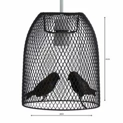 Livry Bird Grey Easy Fit Pendant -DUNEL House Shop 1000111889 alt04