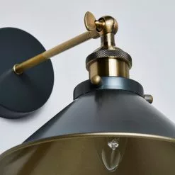 Dunelm Logan Industrial Grey Wall Light -DUNEL House Shop 1000111890 alt02