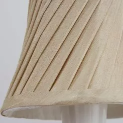 Dunelm Twisted Pleat Candle Lamp Shade 12cm Champ -DUNEL House Shop 1000112156 alt02