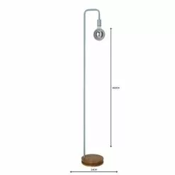 Dunelm Berko Grey Floor Lamp -DUNEL House Shop 1000119705 alt04