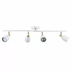 Dunelm Clio 4 Light White Spotlight Bar 11 Dunelm Clio 4 Light White Spotlight Bar -DUNEL House Shop 1000119712 alt05