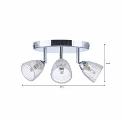 Dunelm Balston 3 Light Glass Spotlight -DUNEL House Shop 1000119783 alt06