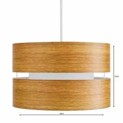 Dunelm Frea 30cm Wood Easy Fit Pendant -DUNEL House Shop 1000119864 alt04