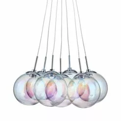 Dunelm Elmira 7 Light Bubble Glass Cluster Ceiling Fitting -DUNEL House Shop 1000119872 alt05