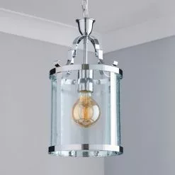 Dunelm Joplin Georgian 1 Light Lantern Glass Ceiling Fitting 9 Dunelm Joplin Georgian 1 Light Lantern Glass Ceiling Fitting -DUNEL House Shop 1000119874 alt01
