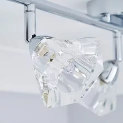 Dunelm Khobi 3 Light Glass Spotlight Bar -DUNEL House Shop 1000119895 alt02