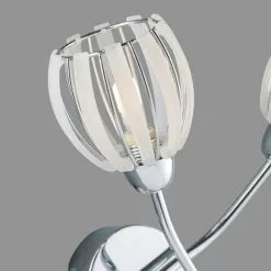 Dunelm Rosa 2 Light Chrome Wall Light -DUNEL House Shop 1000137329 alt02