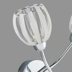 Dunelm Rosa 2 Light Chrome Wall Light -DUNEL House Shop 1000137329 alt03