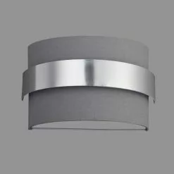 Dunelm Joey Shaded Grey Wall Light -DUNEL House Shop 1000137338 alt03