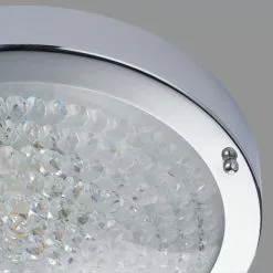 Dunelm Aegean Crystal Bathroom Flush Ceiling Fitting -DUNEL House Shop 1000137343 alt03