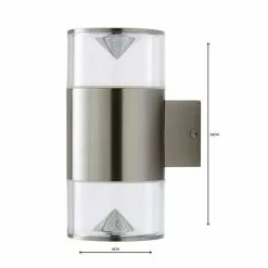 Dunelm Aden 2 Light Steel Outdoor Wall Light 12 Dunelm Aden 2 Light Steel Outdoor Wall Light -DUNEL House Shop 1000137345 alt04