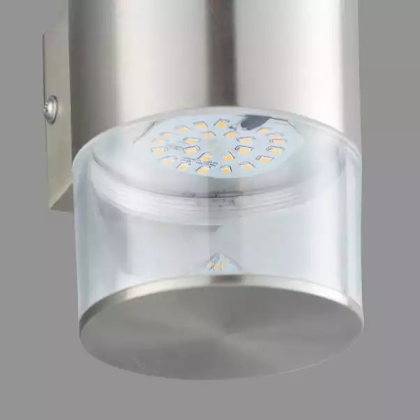 Dunelm Aden 2 Light Steel Outdoor Wall Light 8 Dunelm Aden 2 Light Steel Outdoor Wall Light - Image 6