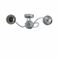 Dunelm Arta 3 Light Semi-Flush Chrome Ceiling Fitting 12 Dunelm Arta 3 Light Semi-Flush Chrome Ceiling Fitting -DUNEL House Shop 1000137346 alt04