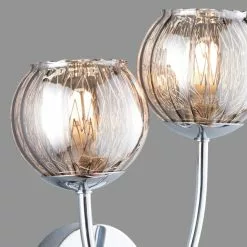 Dunelm Arta 2 Light Chrome Wall Light -DUNEL House Shop 1000137352 alt02