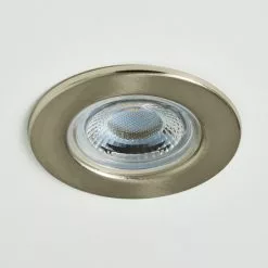 Dunelm Basics 1 Light Integrated LED Satin Nickel Recess Light -DUNEL House Shop 1000137359 alt01