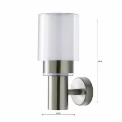 Dunelm Adoni Steel Outdoor Wall Light -DUNEL House Shop 1000137364 alt04
