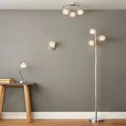 Dunelm Cecilie Glass Wall Light -DUNEL House Shop 1000137375 alt05