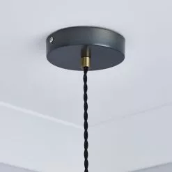Dunelm Logan 1 Light Grey Industrial Ceiling Fitting -DUNEL House Shop 1000139092 alt03