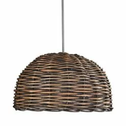 Dunelm Lari Split Weave Grey Easy Fit Pendant -DUNEL House Shop 1000139117 alt04