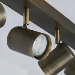 Dunelm Newark 4 Light Antique Bronze Spotlight Bar -DUNEL House Shop 1000149076 alt03