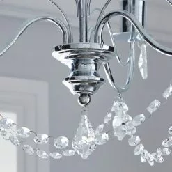 Dunelm Elizabeth 3 Light Bathroom Chrome Chandelier -DUNEL House Shop 1000149086 alt02