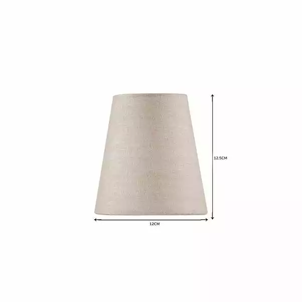 Dunelm Sara Candle Lamp Shade 12cm Natural 7 Dunelm Sara Candle Lamp Shade 12cm Natural - Image 5