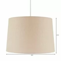 Dunelm Sara Lamp Shade 40cm Natural -DUNEL House Shop 1000149109 alt06