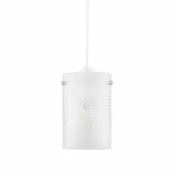 Dunelm Grayson Dot Glass White Easy Fit Pendant -DUNEL House Shop 1000149113 alt05
