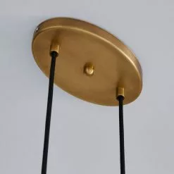 Dunelm Colt 3 Light Diner Antique Brass Ceiling Fitting -DUNEL House Shop 1000149131 alt03