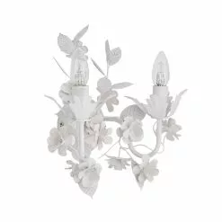 Dunelm Chateau 2 Light Candelabra White Wall Light -DUNEL House Shop 1000149138 alt05