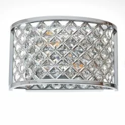 Vogue Lighting Vogue Hudson 2 Light Crystal Wall Light -DUNEL House Shop 1000156385 alt01