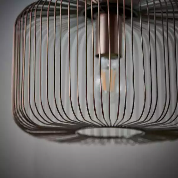 Vogue Lighting Vogue Nicola Antique Copper Pendant Ceiling Fitting 7 Vogue Lighting Vogue Nicola Antique Copper Pendant Ceiling Fitting - Image 5