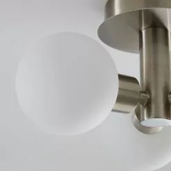 Dunelm Hamptworth 3 Light Frosted Glass Semi-Flush Ceiling Fitting -DUNEL House Shop 1000157751 alt02