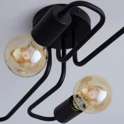 Dunelm Kacy 4 Light Black Flush Ceiling Fitting -DUNEL House Shop 1000157752 alt03