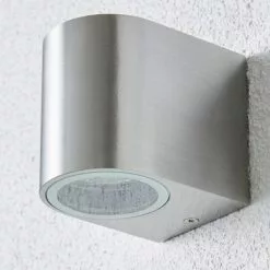 Dunelm Tam Down Lighter Steel Outdoor Wall Light -DUNEL House Shop 1000157764 alt02